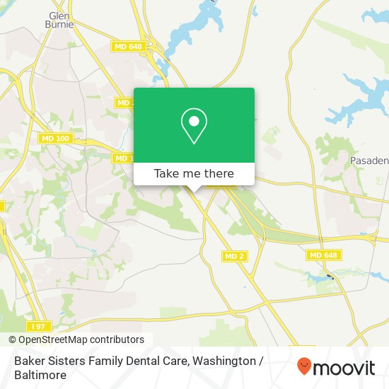 Baker Sisters Family Dental Care, 8025 Ritchie Hwy map