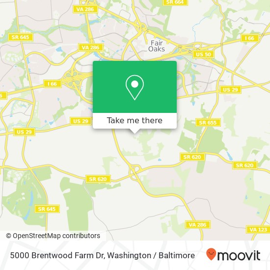 5000 Brentwood Farm Dr, Fairfax, VA 22030 map
