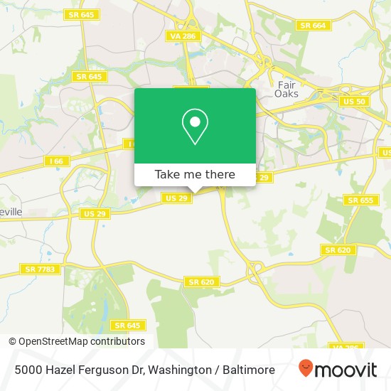 5000 Hazel Ferguson Dr, Fairfax, VA 22030 map