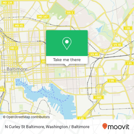 N Curley St Baltimore, Baltimore, MD 21224 map