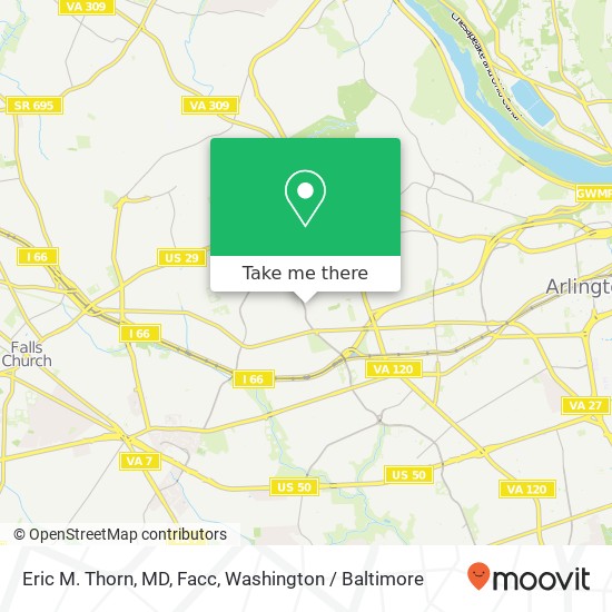 Eric M. Thorn, MD, Facc, 1625 N George Mason Dr map