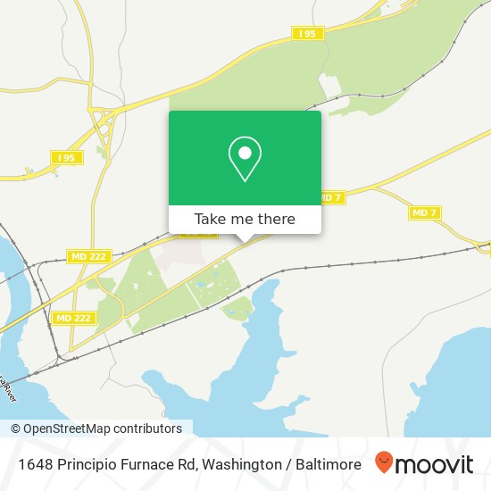 1648 Principio Furnace Rd, Perryville, MD 21903 map