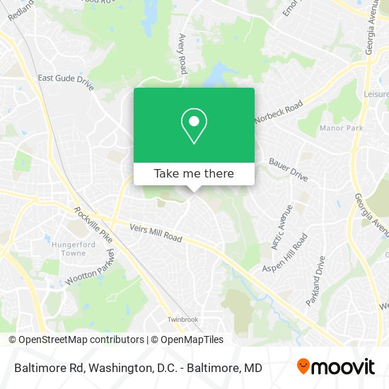 Baltimore Rd map