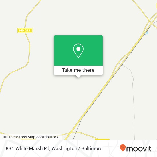 Mapa de 831 White Marsh Rd, Centreville, MD 21617