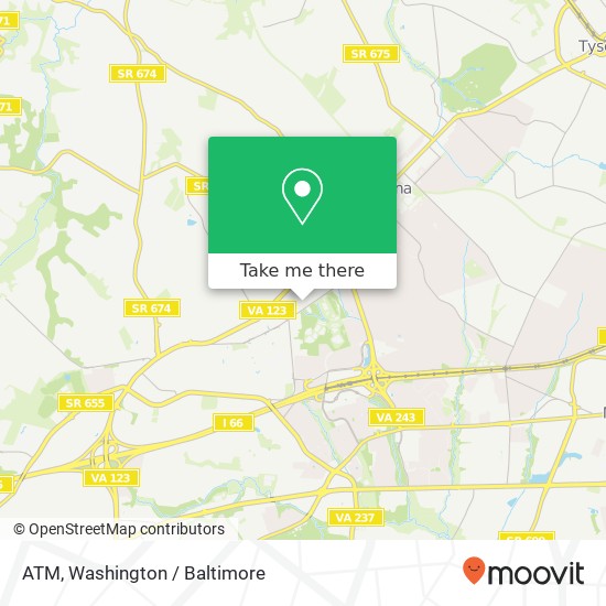 Mapa de ATM, 9616 Courthouse Rd