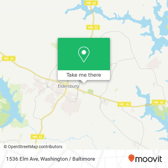 1536 Elm Ave, Sykesville, MD 21784 map