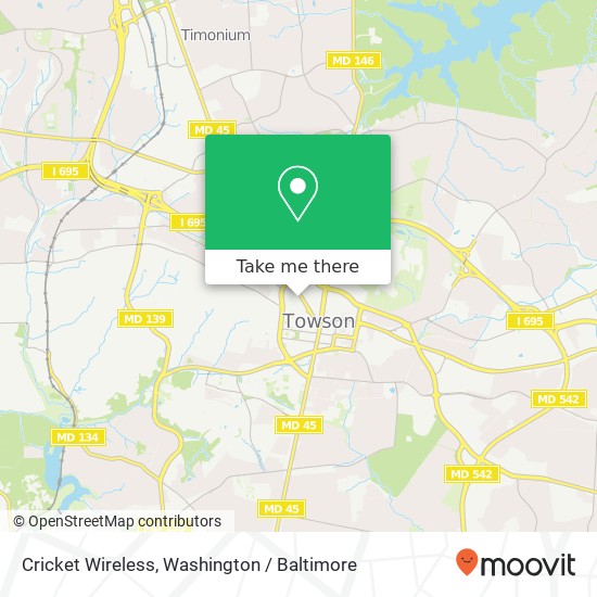 Cricket Wireless, 714 York Rd map