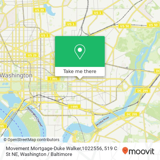 Movement Mortgage-Duke Walker,1022556, 519 C St NE map