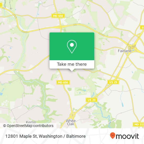 12801 Maple St, Silver Spring, MD 20904 map