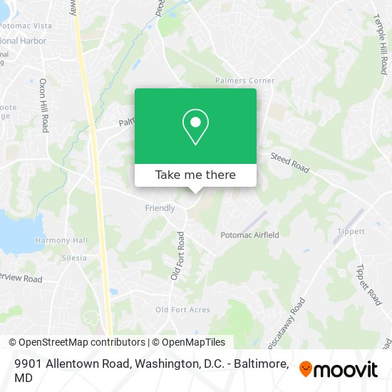 Mapa de 9901 Allentown Road