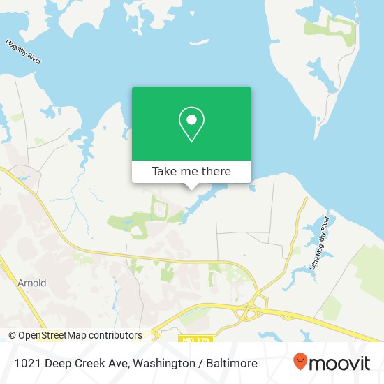 1021 Deep Creek Ave, Arnold, MD 21012 map