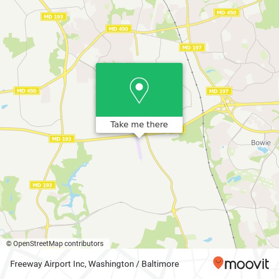 Freeway Airport Inc map