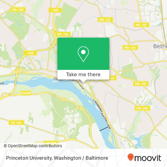 Princeton University, Glen Echo, MD 20812 map