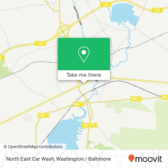 Mapa de North East Car Wash, 2376 Pulaski Hwy