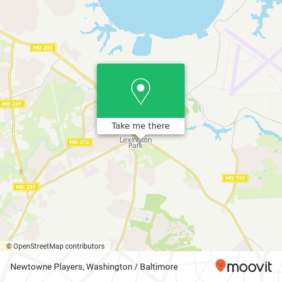 Newtowne Players map