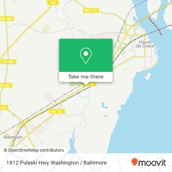 Mapa de 1812 Pulaski Hwy, Havre de Grace, MD 21078