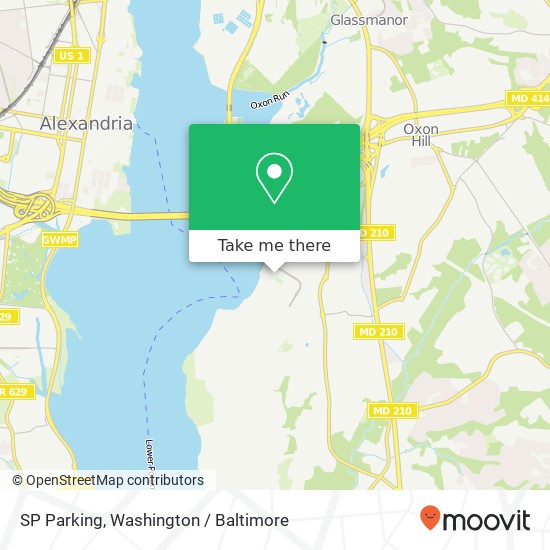 Mapa de SP Parking, 150 Potomac Psge