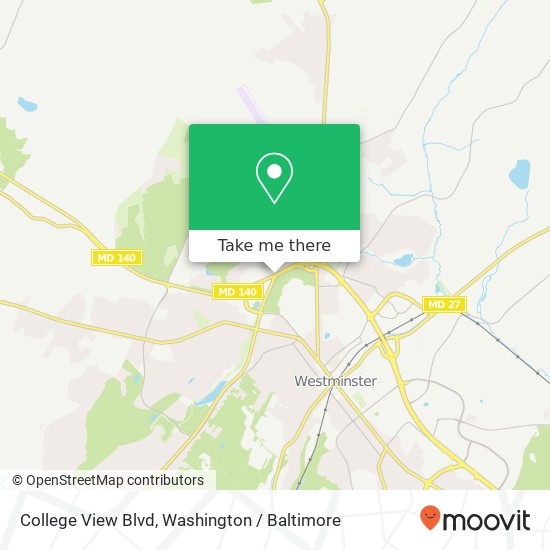 College View Blvd, Westminster, MD 21158 map