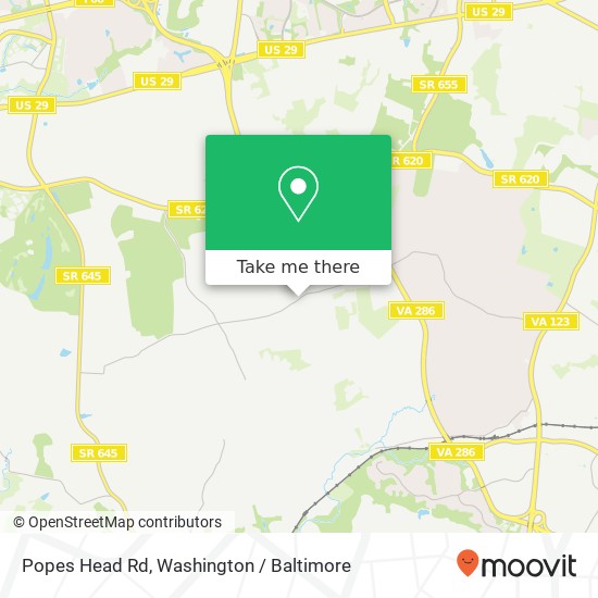 Popes Head Rd, Fairfax, VA 22030 map