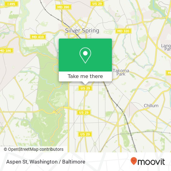 Aspen St, Washington, DC 20012 map