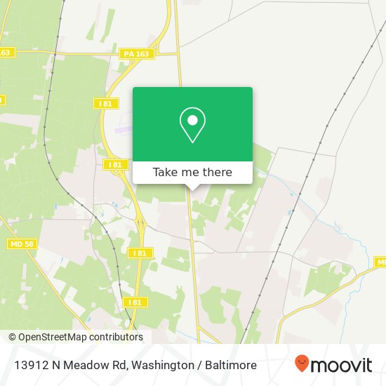 13912 N Meadow Rd, Hagerstown, MD 21742 map