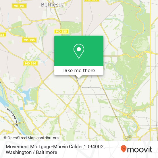 Mapa de Movement Mortgage-Marvin Calder,1094002, 4646 40th St NW