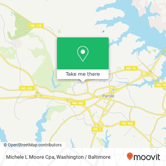 Mapa de Michele L Moore Cpa, 2553 Housley Rd