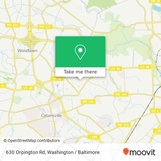 630 Orpington Rd, Baltimore, MD 21229 map