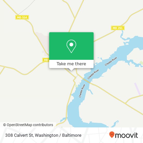 308 Calvert St, Chestertown, MD 21620 map