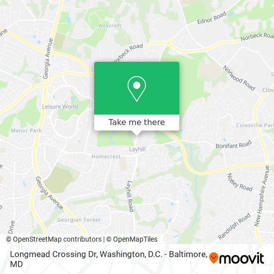 Longmead Crossing Dr map