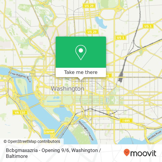 Mapa de Bcbgmaxazria - Opening 9 / 6, 1201 G St NW