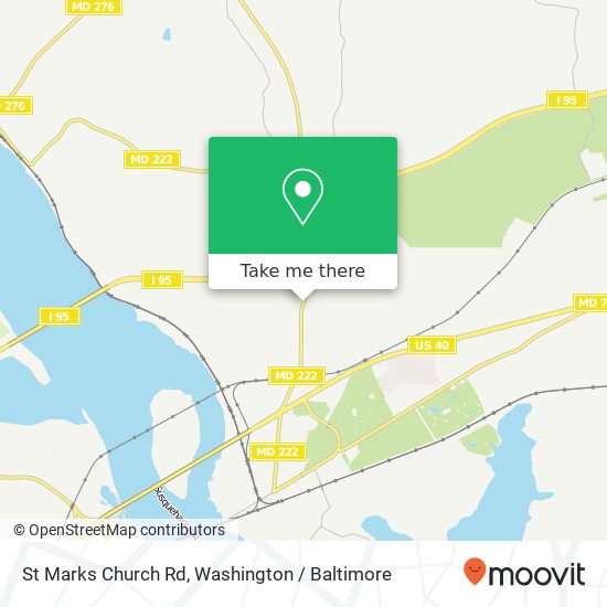 Mapa de St Marks Church Rd, Perryville, MD 21903