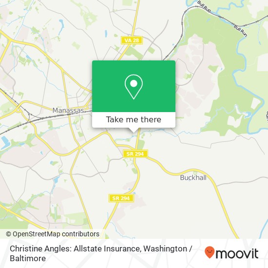 Mapa de Christine Angles: Allstate Insurance, 9834 Liberia Ave