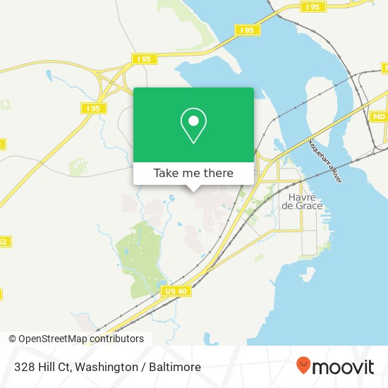 328 Hill Ct, Havre de Grace, MD 21078 map