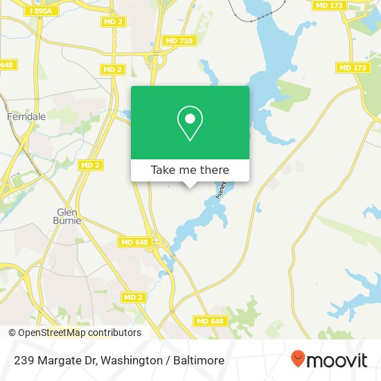 239 Margate Dr, Glen Burnie, MD 21060 map