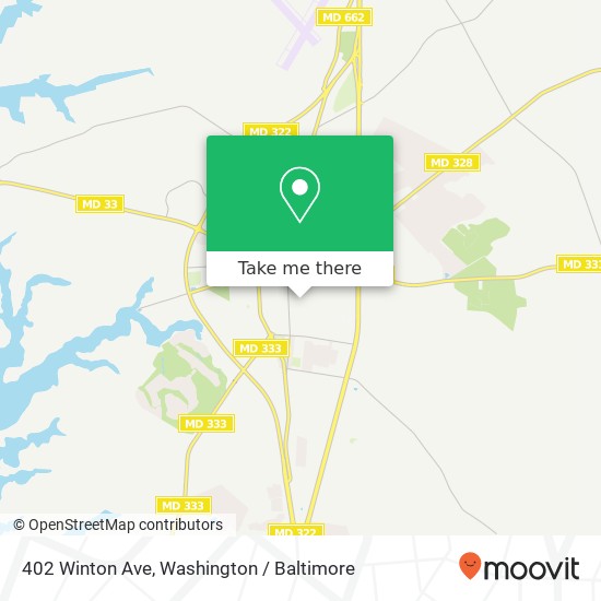 402 Winton Ave, Easton, MD 21601 map