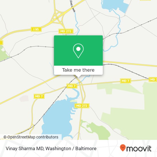 Mapa de Vinay Sharma MD, 111 High St
