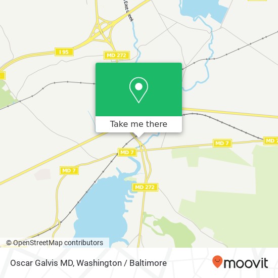 Mapa de Oscar Galvis MD, 111 High St