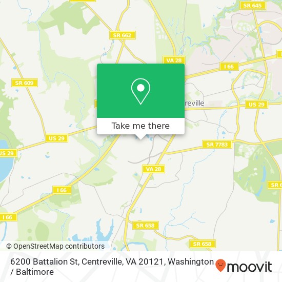 6200 Battalion St, Centreville, VA 20121 map