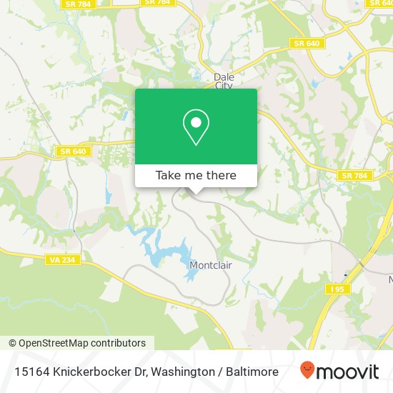15164 Knickerbocker Dr, Woodbridge, VA 22193 map