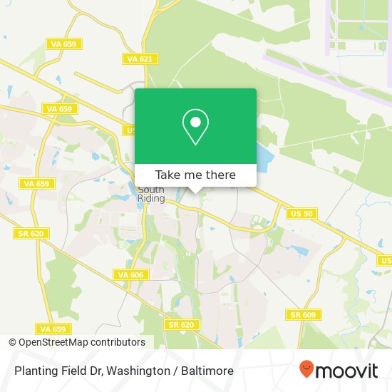 Planting Field Dr, Chantilly, VA 20152 map