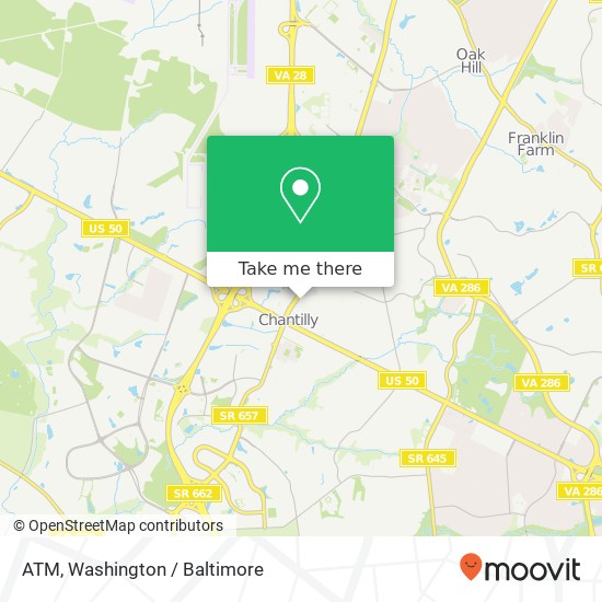 Mapa de ATM, 13990 Metrotech Dr