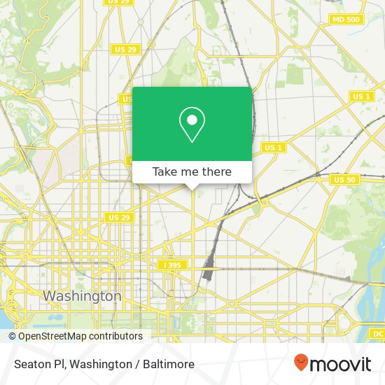 Seaton Pl, Washington, DC 20002 map