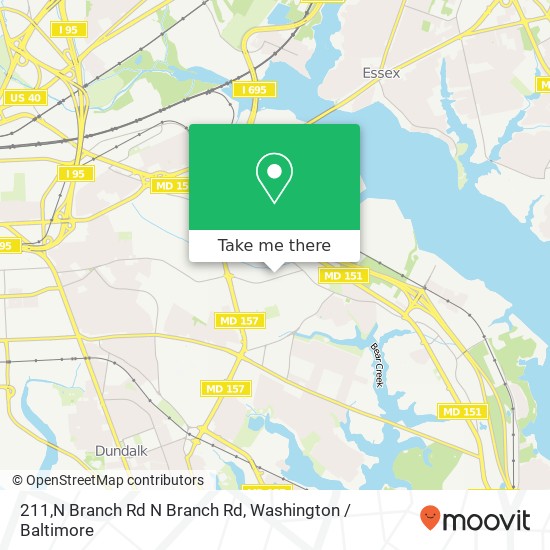 211,N Branch Rd N Branch Rd, Dundalk, MD 21222 map