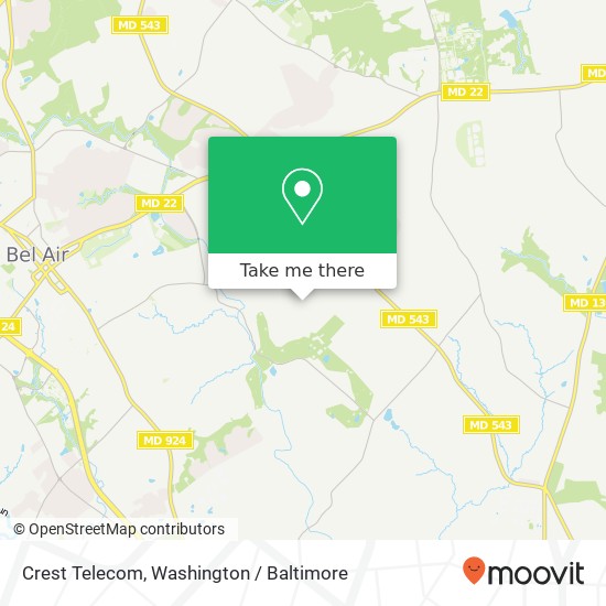 Crest Telecom map