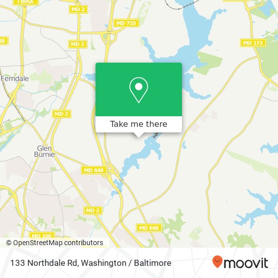 133 Northdale Rd, Glen Burnie, MD 21060 map