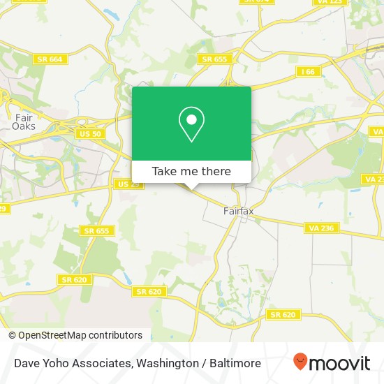 Mapa de Dave Yoho Associates, 10803 Main St