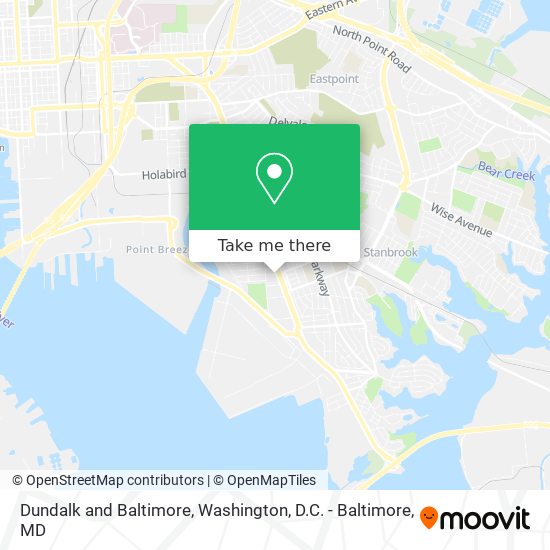 Mapa de Dundalk and Baltimore