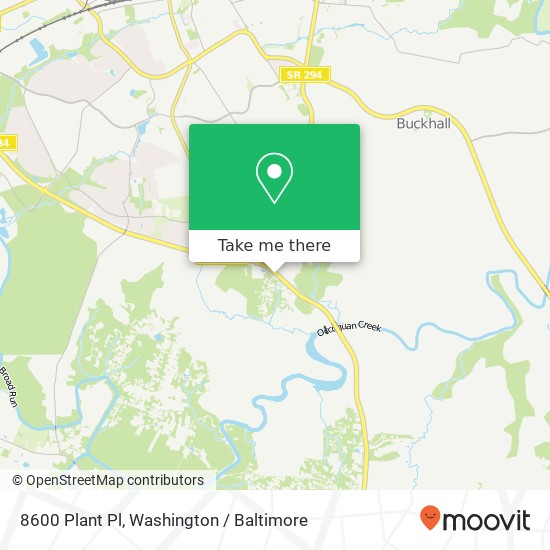 8600 Plant Pl, Manassas, VA 20112 map