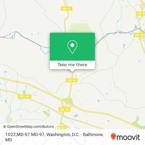 1022,MD-97 MD-97, Cooksville, MD 21723 map